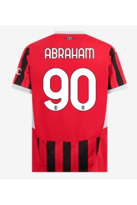 AC Milan Tammy Abraham #90 Voetbaltruitje Thuis tenue 2024-25 Korte Mouw